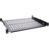 Inline® 19" Shelf, 350mm, 50kg, 1u, Ral 9005 Negro