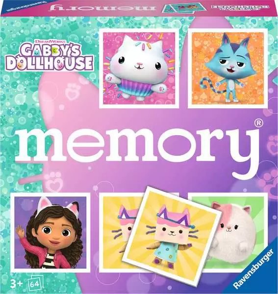 La Casa De Muñecas Memoria Ravensburger   De Gabby, Juego De Memoria 22596