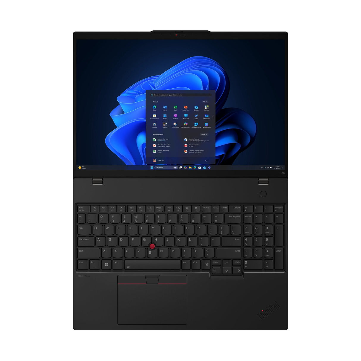 Portátil Lenovo 16" Thinkpad L16 Gen 2 40,6 Cm 16 Gb  512 Gb  W 11 Pro Español Negro