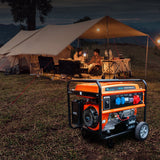 Extralink Ex.30370 Motor-Generador 5000 W 25 L Gasolina Negro, Naranja