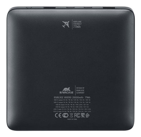 EAN 4260709016337 - Rivacase Turbo Polímero de litio 20000 mAh Negro imagen 14
