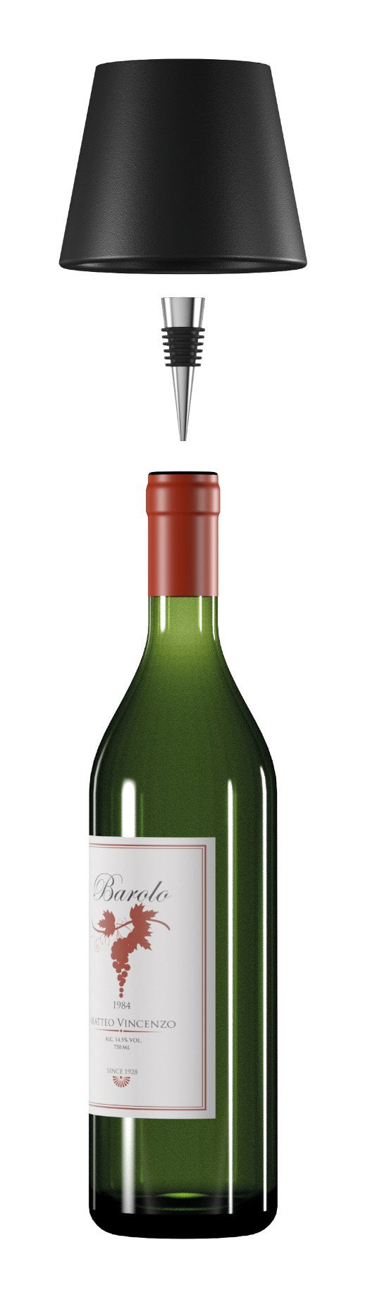 Realpower Led-Rgb Tischlampe Dimmbar Con Akku,Negro