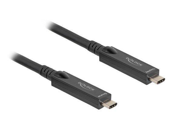 Delock Aktives Optisches Usb-C 8k Video + Daten + Pd Cable 8 M