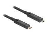 Delock Aktives Optisches Usb-C 8k Video + Daten + Pd Cable 8 M