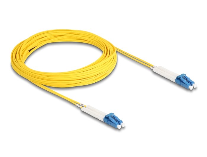 Delock Lwl Cable Lc Duplex A Lc Duplex Singlemode Os2 Winkelbar 10 M