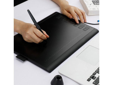 EAN 6930444800697 - HUION H1060P tableta digitalizadora Negro 5080 líneas por pulgada 250 x 160 mm USB imagen 3