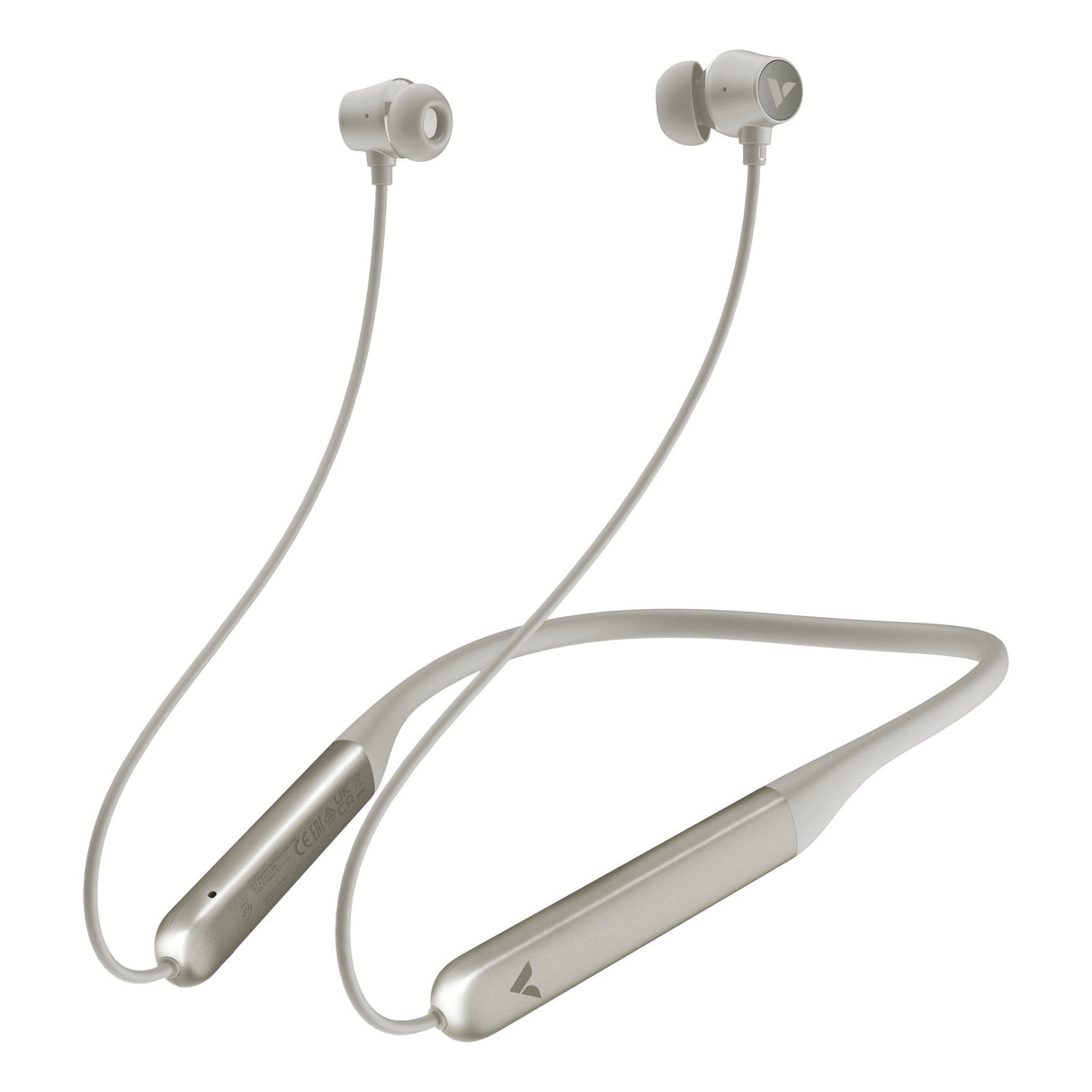 Trusound Anc Neckband  Earbuds, Grey