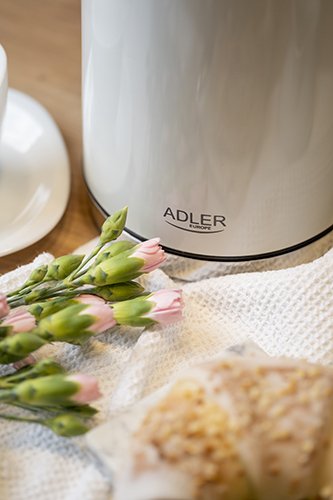 Hervidor Eléctrico Adler Ad 1347w, Potencia 2200 W, Capacidad 1,5 L, Blanco