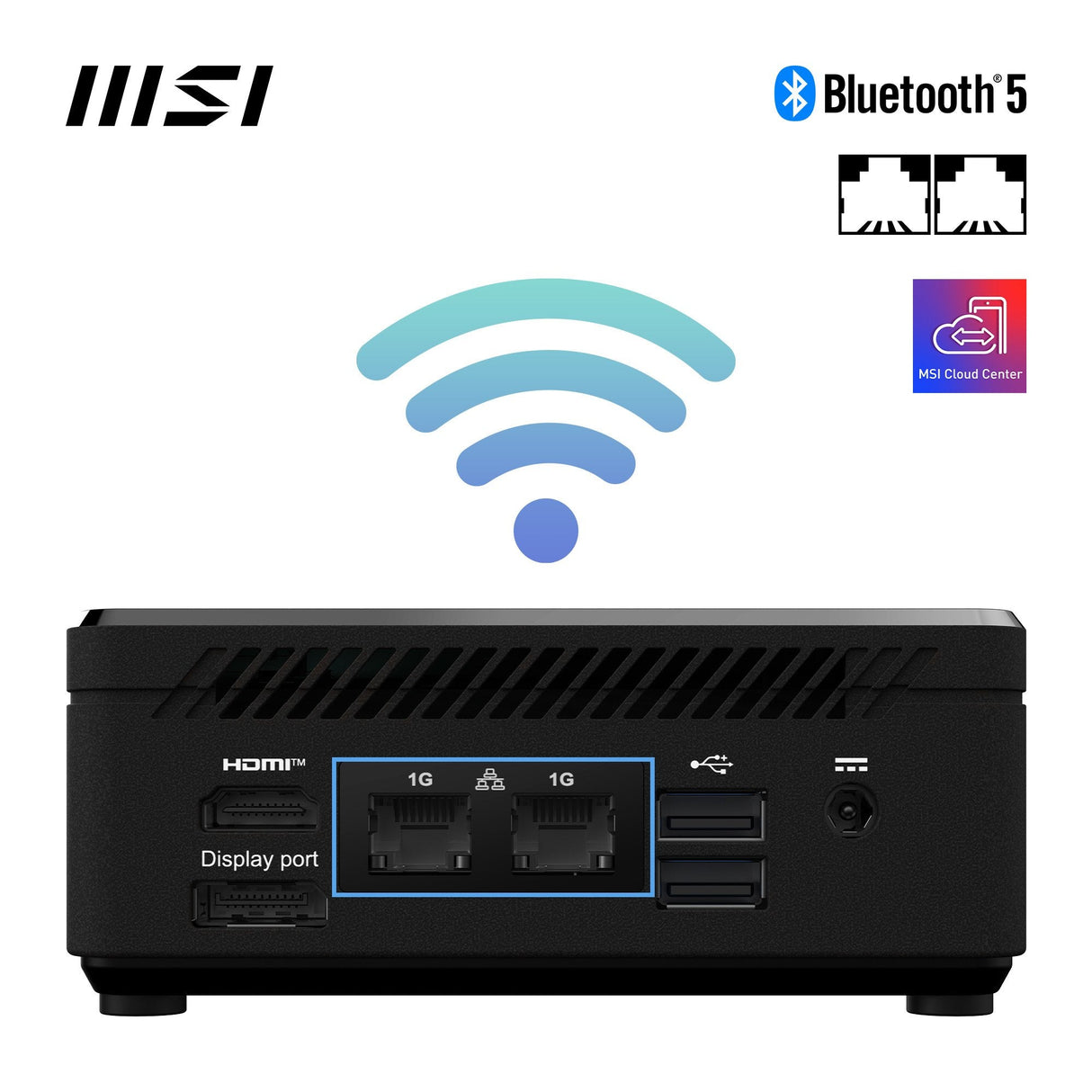 Msi Cubi N Adl-007de Intel N100 4gb 128gb Negro W11p