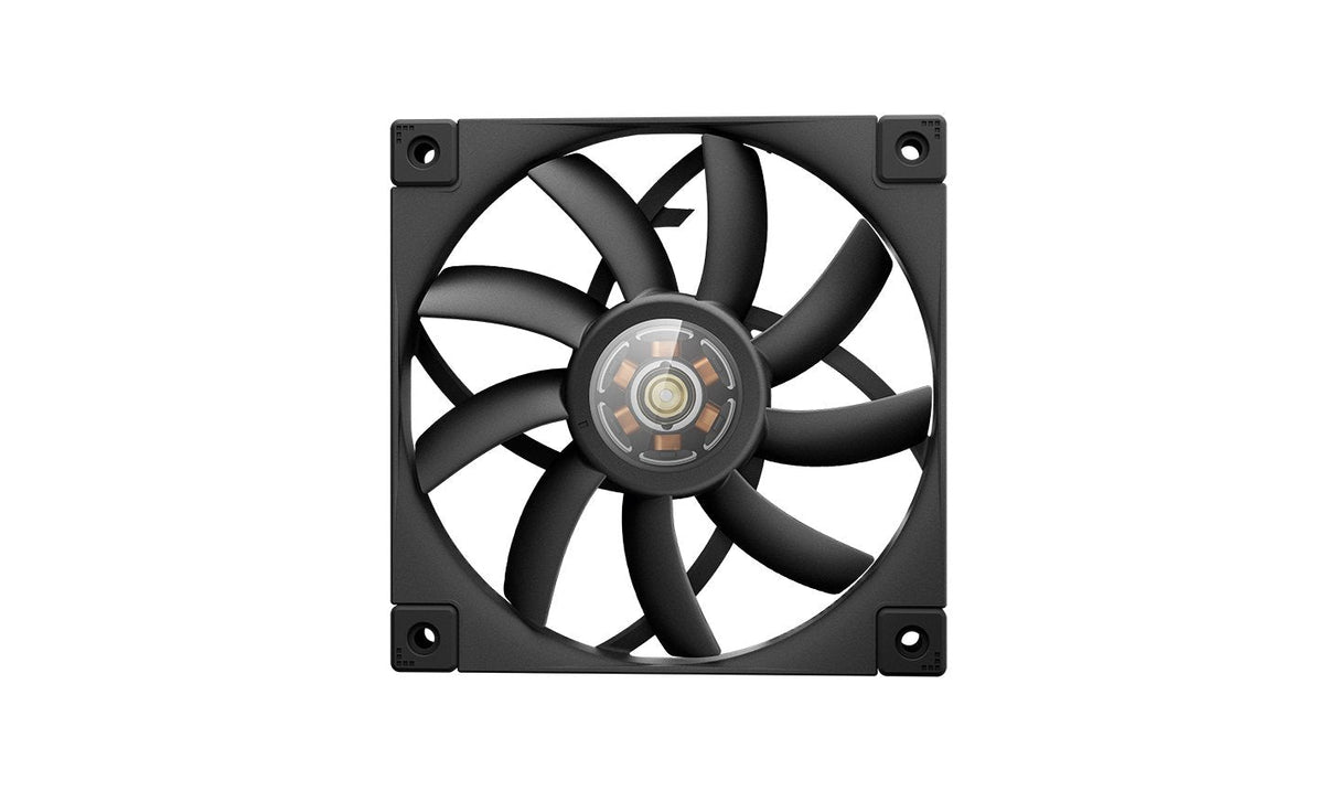 Ventilador  Pc Deepcool Ft12 Slim 120x120x15 Negro, 120 Mm R-Ft12slim-Bkwpn1-G