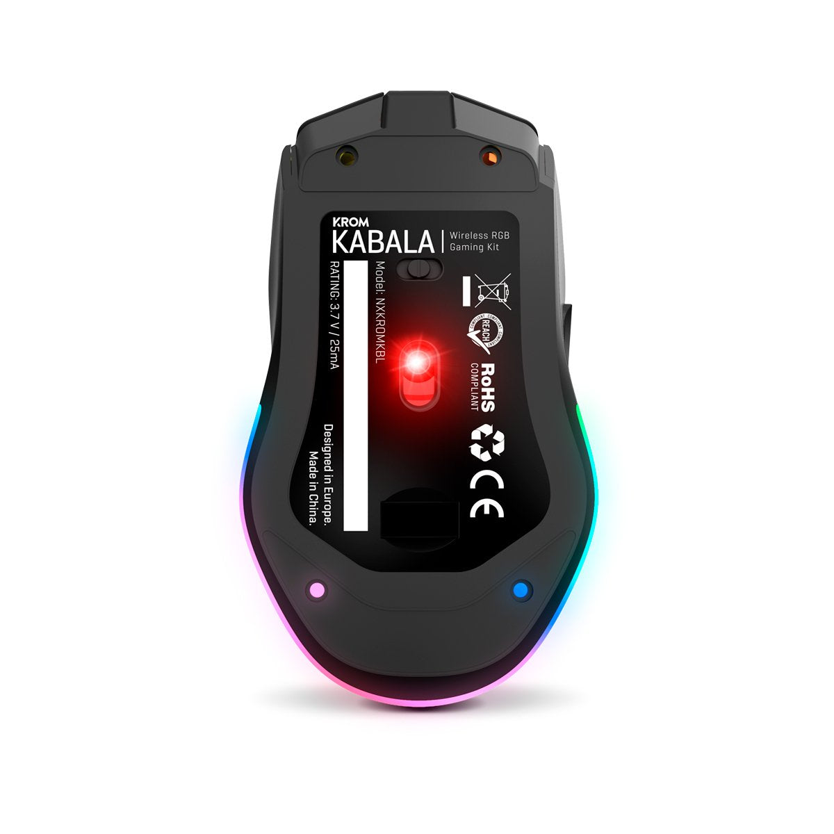 EAN 8436587974359 - Krom KABALA teclado Ratón incluido Juego RF inalámbrico QWERTY Español Negro imagen 15