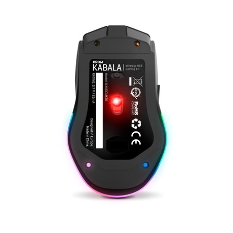 EAN 8436587974359 - Krom KABALA teclado Ratón incluido Juego RF inalámbrico QWERTY Español Negro imagen 15