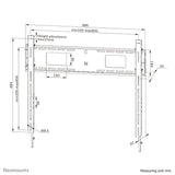 Soporte  Neomounts De Pared Para Televisor De Gran Peso