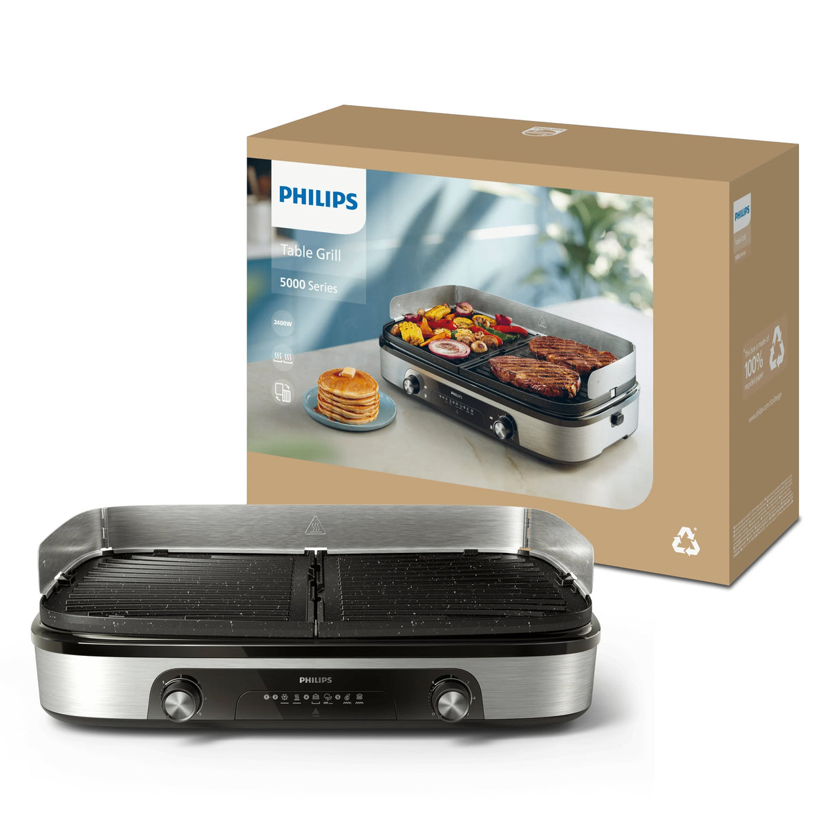 EAN 8720389056635 - Philips HD6222/90 parrilla eléctrica de contacto imagen 4
