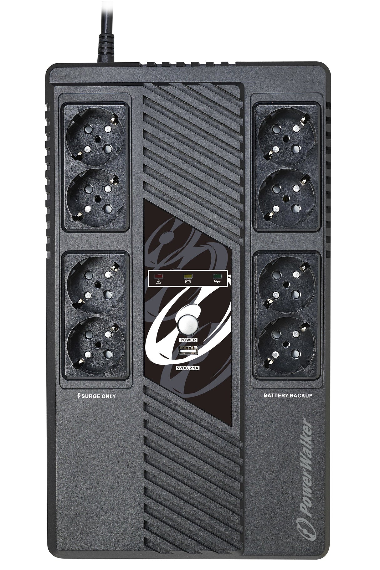 EAN 4260074982640 - PowerWalker VI 600 MS sistema de alimentación ininterrumpida (UPS) Línea interactiva 0,6 kVA 360 W 8 sali imagen 3