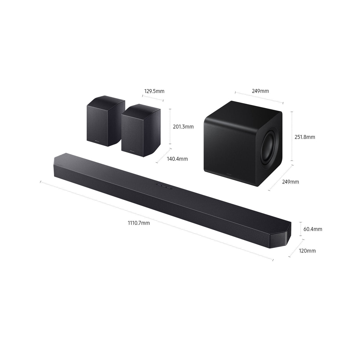 Samsung Hw-Q930h Xc Titan Black Barra De Sonido 9.1.4ch Con Dolby Atmos (2026)