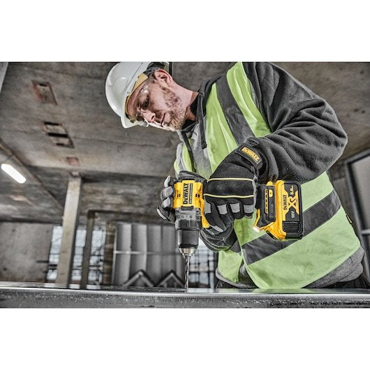 Taladro Rotador Dewalt Dcd800p2t, 18 V, 2x5,0 Ah, Acumulador, Amarillo, Negro