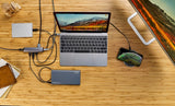 Epico Hub Usb-C A 4k Hdmi  3usb-A  Usb-C  Ethernet - Plata