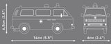 Cobi Volkswagen T3 Krankenwagen (Massstab 1:35) Cobi-24636