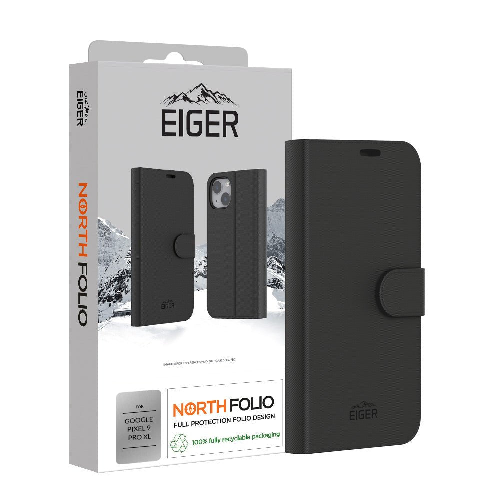 Eiger North Folio Case Google Pixel 9 Pro Xl Schwarz