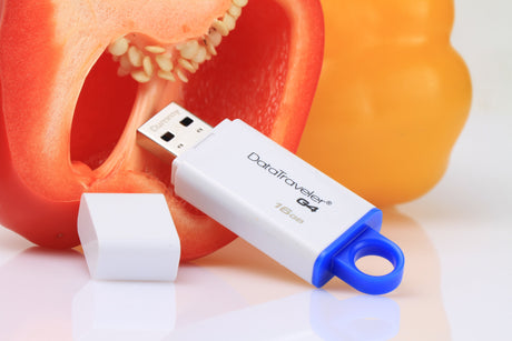 EAN 0740617220452 - Kingston Technology DataTraveler G4 unidad flash USB 16 GB USB tipo A 3.2 Gen 1 (3.1 Gen 1) Azul, Blanco imagen 8