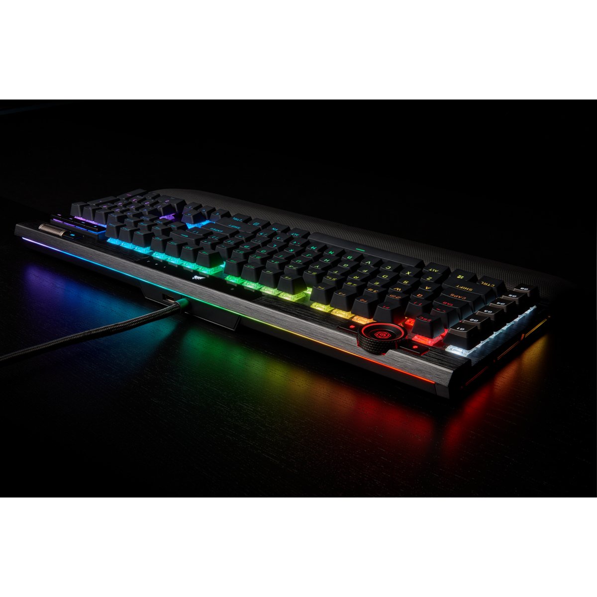 Teclado (Aleman) Corsair K100 Rgb Optisch-Mechanisch Opx Black