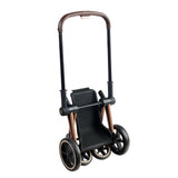 Simba-Dickie Mon Grand Poupon 36-42cm Cybex Puppenwagen (Negro/Roségold) 9000142070