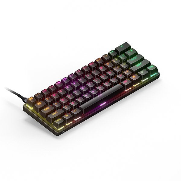 Teclado Inglés Steelseries Apex 9 Mini Teclado Usb Qwerty Inglés De Ee. Uu. Negro