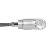 Targus Asp95dmglx25 Cable Antirrobo Negro, Plata