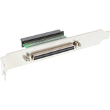 Inline® Scsi Iii U320 Slot Bracket 68 Pin Mini Sub-D Hembra A Hembra Interior A Exterior