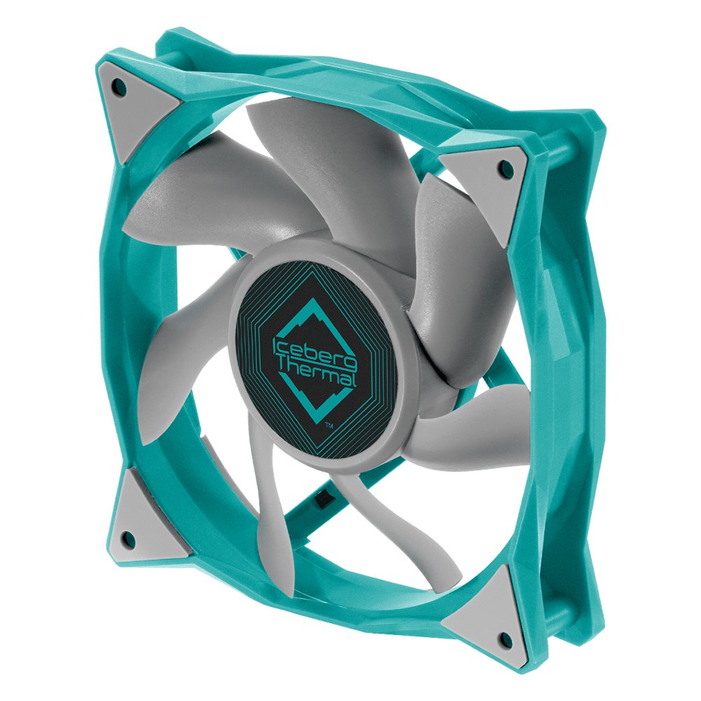 Ventilador Iceberg Thermal Icegale - 120 Mm Verde Azulado