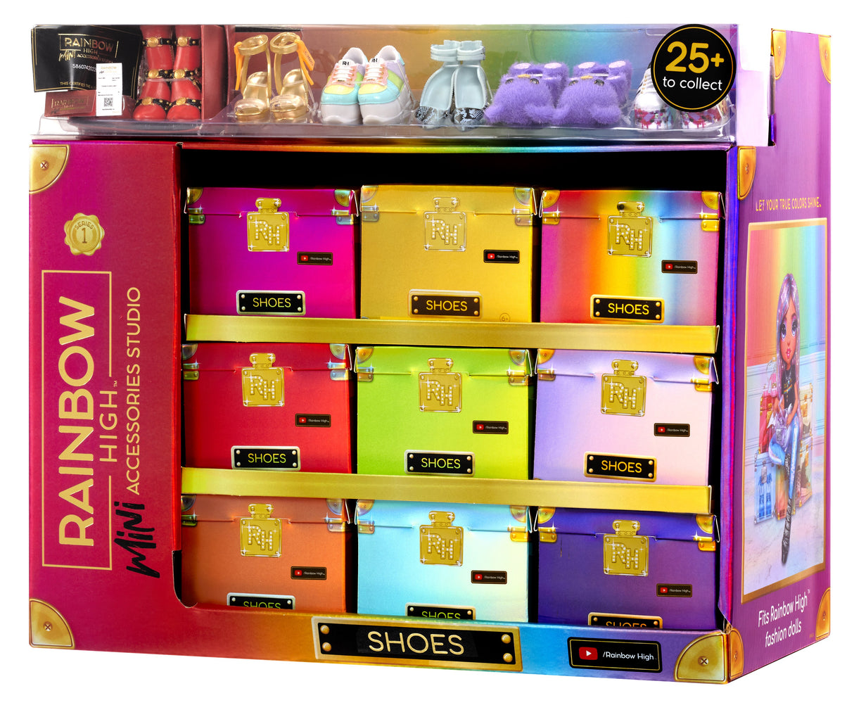 EAN 0035051586074 - Rainbow High Accessories Studio Series 1, S Assortment in PDQ Zapatos de muñeca imagen 24