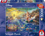 Puzzle Thomas Kinkade: Disney Arielle