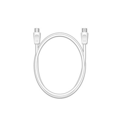 Cable De Antena Mediarange Conector Acoplador Coaxial 75ohm 1,5mw