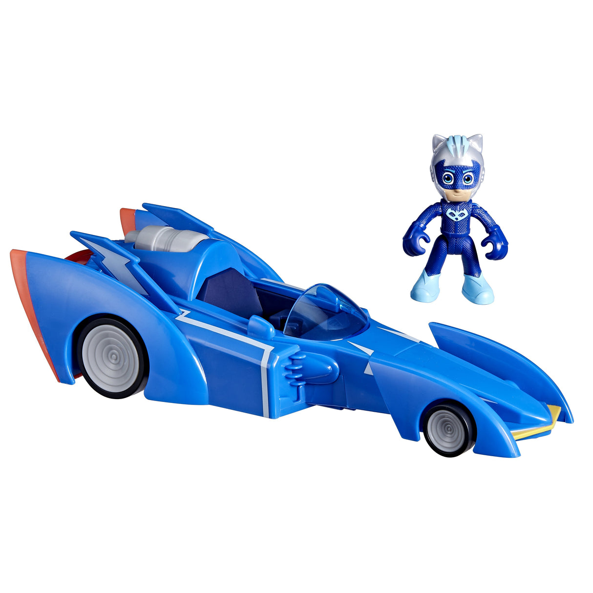 Figura Hasbro Gatomovil Pj Masks Power Heroes Súper Gato Móvil
