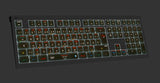 EAN 5707795020248 - Logickeyboard LKB-OSX-A2M-DE teclado Juego USB QWERTZ Alemán Negro imagen 5