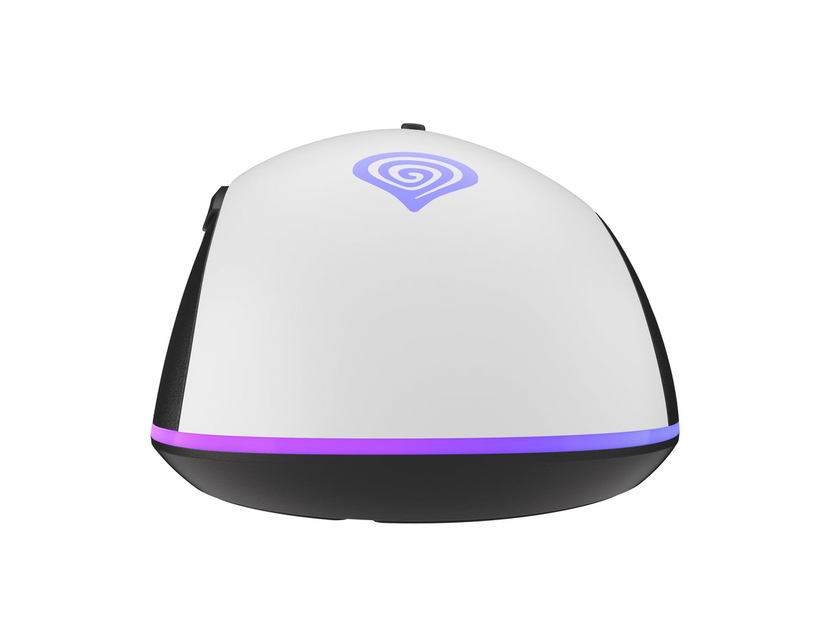 Raton Gaming Genesis Krypton 290 Rgb 6400 Dpi Blanco