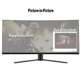 EAN 4260070129285 - LC-Power LC-M34-UWQHD-165-C pantalla para PC 86,4 cm (34") 3440 x 1440 Pixeles UltraWide Quad HD Negro, R imagen 7