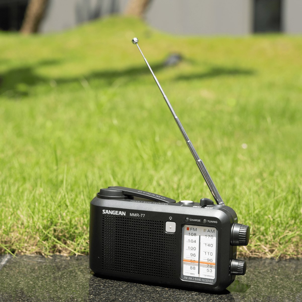 Sangean Mmr-77 Fcc Matt Black Radio Portátil
