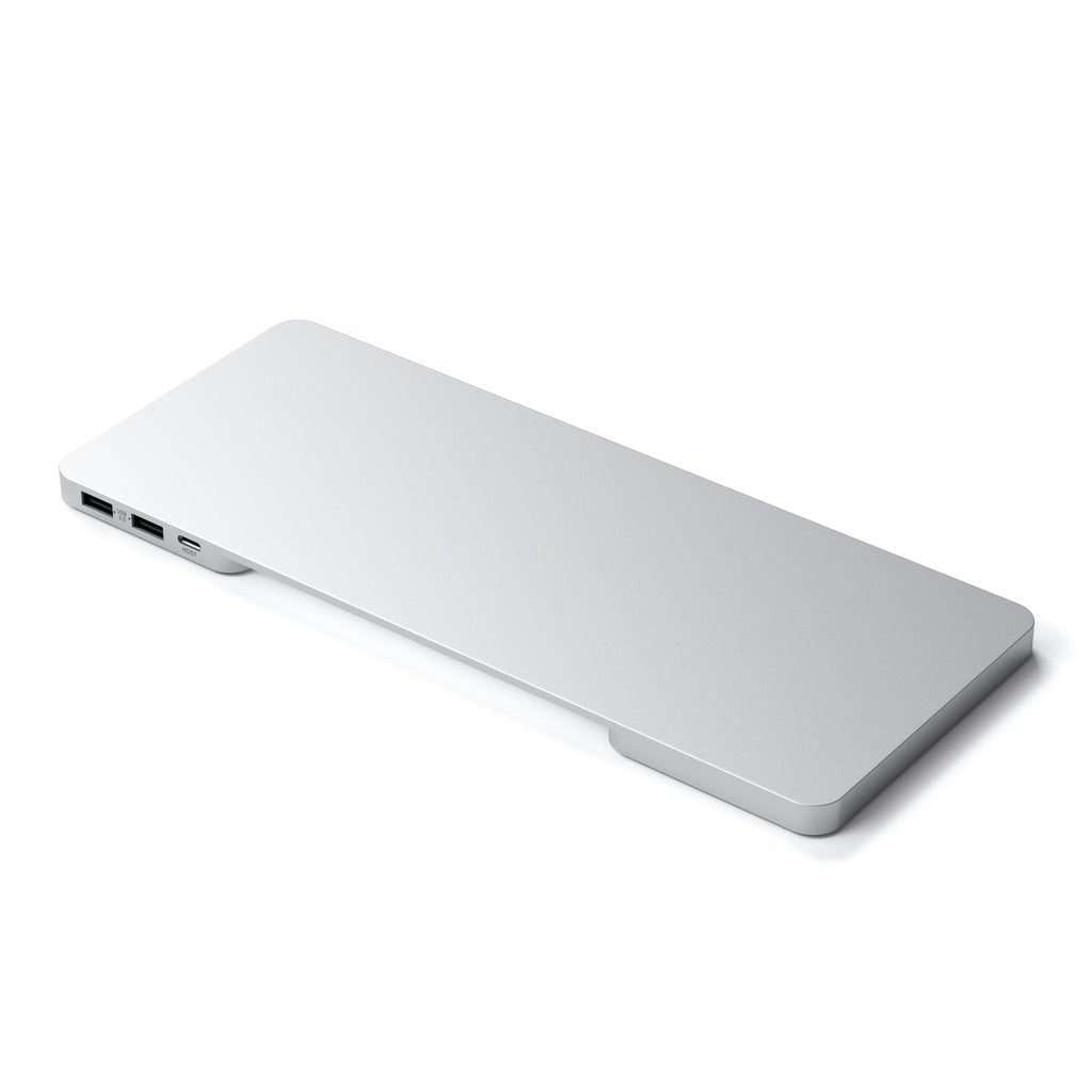 Satechi Slim Dock Do Imac 24" Usb-C (Usb-C 10gb, Usba-A 10gb, 2x Usb-A, Czytnik Kart Micro/Sd, Kieszen Na Nvme Sata) (Srebrny)