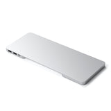 Satechi Slim Dock Do Imac 24" Usb-C (Usb-C 10gb, Usba-A 10gb, 2x Usb-A, Czytnik Kart Micro/Sd, Kieszen Na Nvme Sata) (Srebrny)