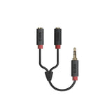Sbs Tecablesplitter Cable De Audio 0,2 M 3,5mm 2 X 3.5mm Negro