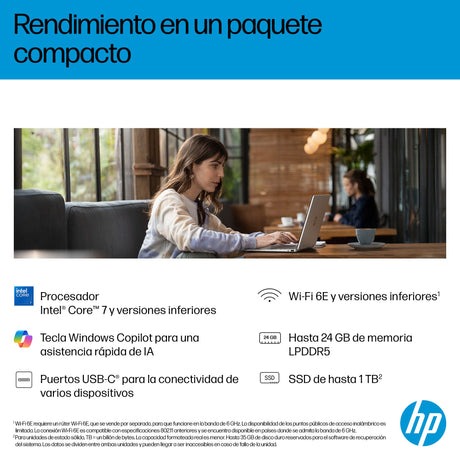EAN 0199896062503 - HP OmniBook 5 Flip 2-in-1 Laptop 14-fp0057ns Intel Core 7 150U 35,6 cm (14") Pantalla táctil 2K 16 GB LPD imagen 7