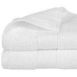Toalla De Rizo 450g Color Blanco 50x90cm