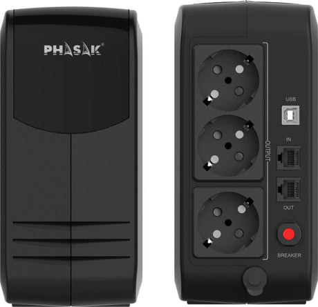 EAN 5605922001781 - Phasak PH 9499 sistema de alimentación ininterrumpida (UPS) Línea interactiva 0,95 kVA 570 W 3 salidas AC imagen 4