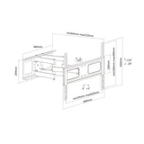 Value Solid Articulating Wall Mount Tv Holder