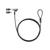 Tooq Cable Seguridad Nano 2.5x6mm Llave Para Portatiles - Gris