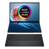 Asus Zenbook Duo Oled Ux8406ma-Ql396w - Ordenador Portátil 14" Wuxga (Intel Core Ultra 9 185h, 32gb Ram, 1tb Ssd, Arc Graphics, Windows 11 Home) Gris Tintero - Teclado Qwerty Español
