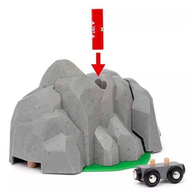 Túnel De Brio World World Con Función Explosiva, Tren 63604400