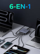 Ugreen 2usb-A+4usb-C 200w Desktop Fast Charger